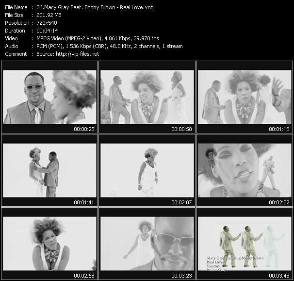 Macy Gray Feat. Bobby Brown video ”Real Love” from dvd ”Urban Video January 2011”