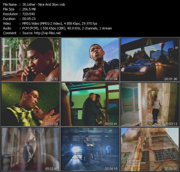 Usher video ”Nice And Slow” from dvd ”Urban Video January 2011”