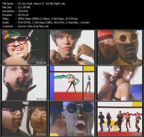 Guy Feat. Heavy D video ”Do Me Right” from dvd ”Urban Video January 2011”