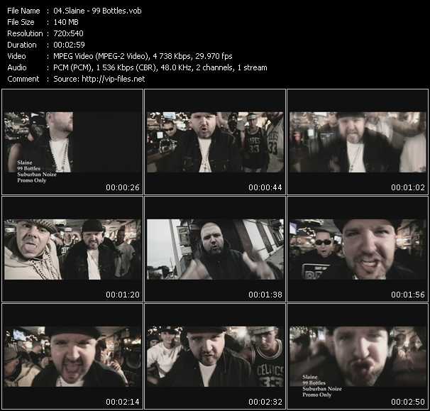 Slaine video ”99 Bottles” from dvd ”Urban Video February 2011”