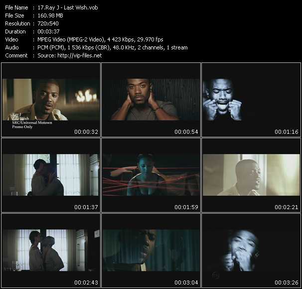 Ray J video ”Last Wish” from dvd ”Urban Video February 2011”