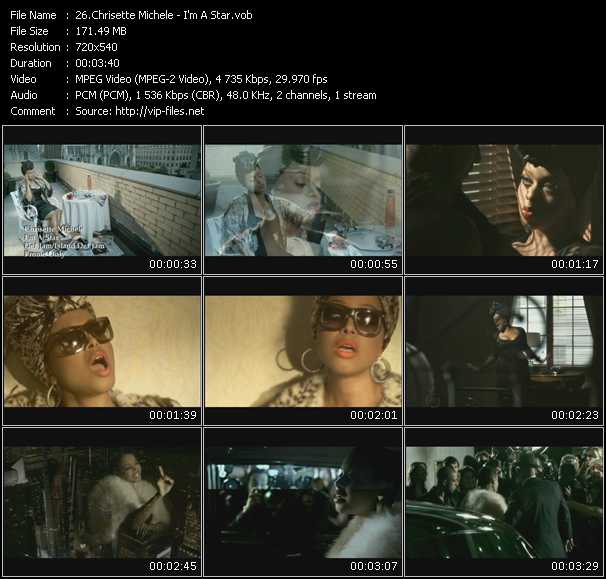 Chrisette Michele video ”I'm A Star” from dvd ”Urban Video February 2011”