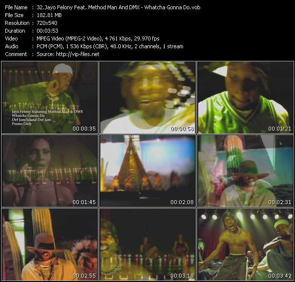 Jayo Felony Feat. Method Man And Dmx video ”Whatcha Gonna Do” from dvd ”Urban Video February 2011”