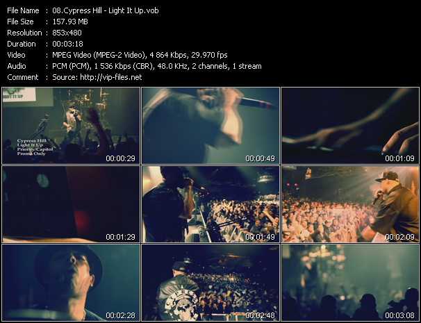 Cypress Hill video ”Light It Up” from dvd ”Urban Video March 2011”