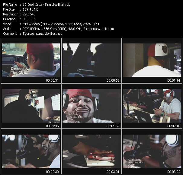 Joell Ortiz video ”Sing Like Bilal” from dvd ”Urban Video April 2011”