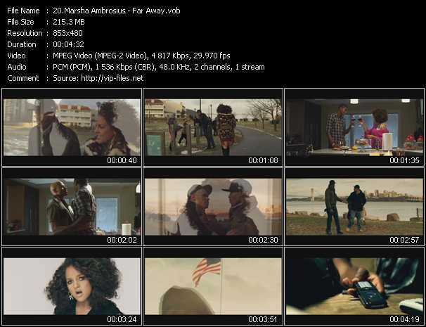 Marsha Ambrosius video ”Far Away” from dvd ”Urban Video April 2011”