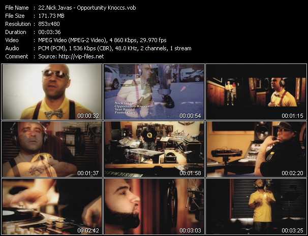 Nick Javas video ”Opportunity Knoccs” from dvd ”Urban Video April 2011”