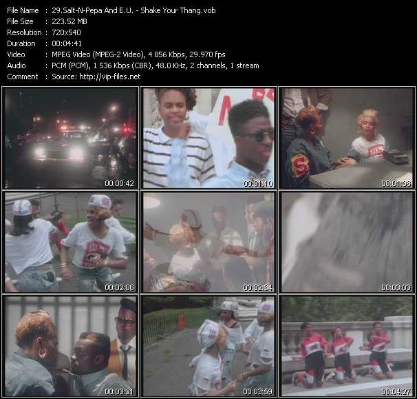 Salt-N-Pepa Feat. E.U. video ”Shake Your Thang (It's Your Thing)” from dvd ”Urban Video April 2011”