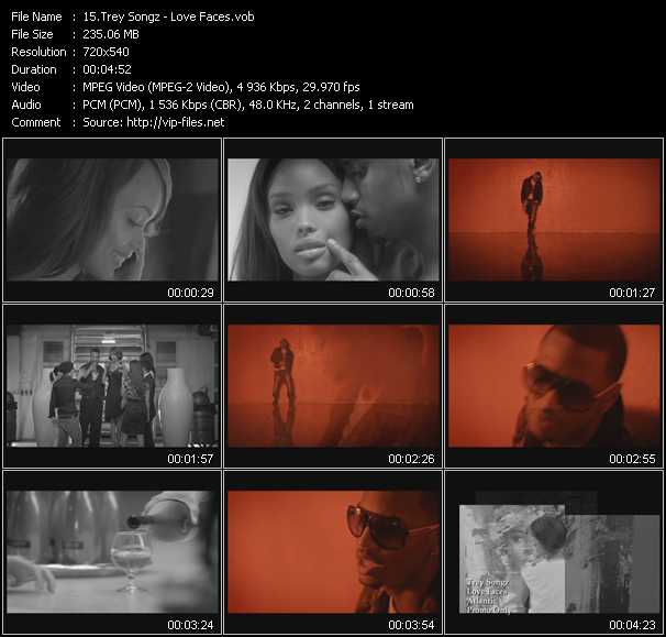 Trey Songz video ”Love Faces” from dvd ”Urban Video May 2011”