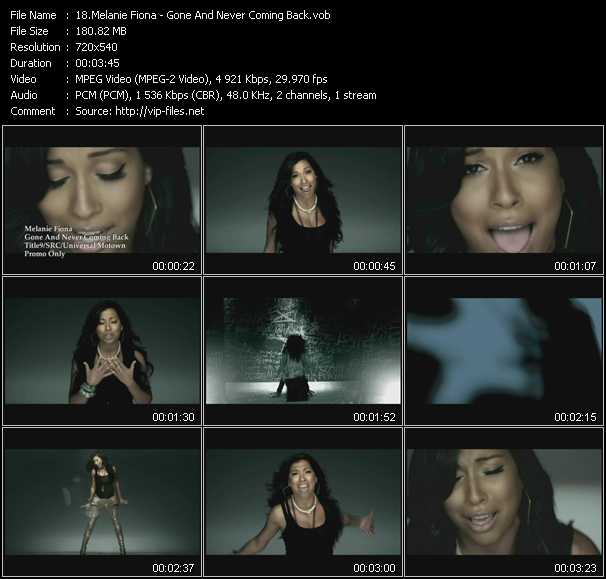 Melanie Fiona video ”Gone And Never Coming Back” from dvd ”Urban Video May 2011”