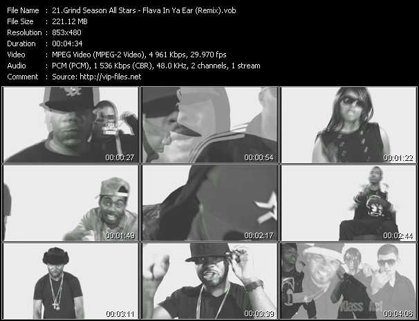 Grind Season All Stars video ”Flava In Ya Ear (Remix)” from dvd ”Urban Video May 2011”