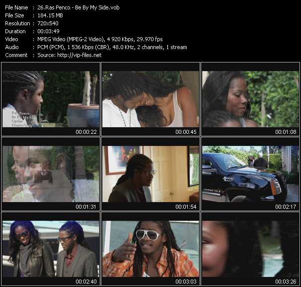 Ras Penco video ”Be By My Side” from dvd ”Urban Video May 2011”