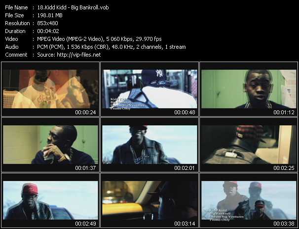 Kidd Kidd video ”Big Bankroll” from dvd ”Urban Video June 2011”