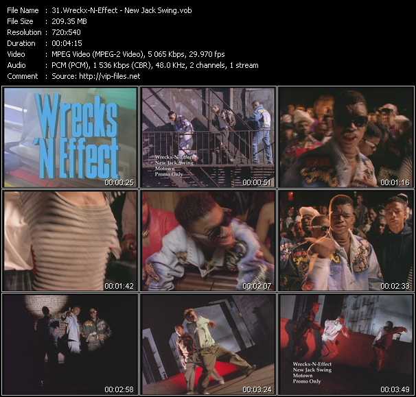 Wrecks-N-Effect (Wreckx-N-Effect) video ”New Jack Swing” from dvd ”Urban Video June 2011”