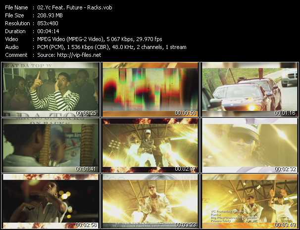 Yc Feat. Future video ”Racks” from dvd ”Urban Video July 2011”