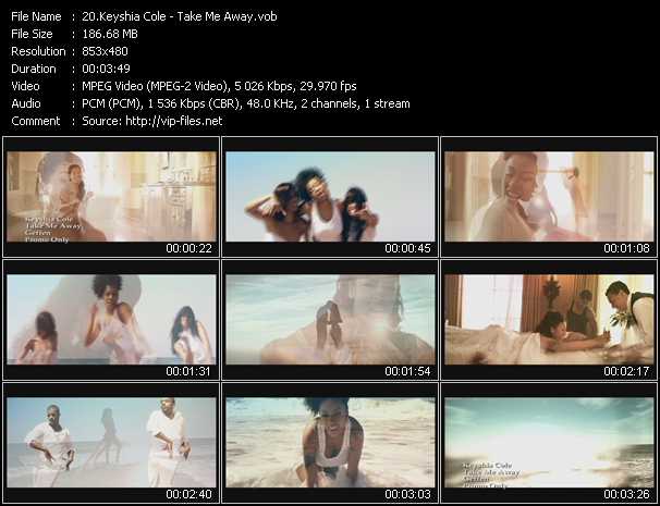 Keyshia Cole video ”Take Me Away” from dvd ”Urban Video July 2011”