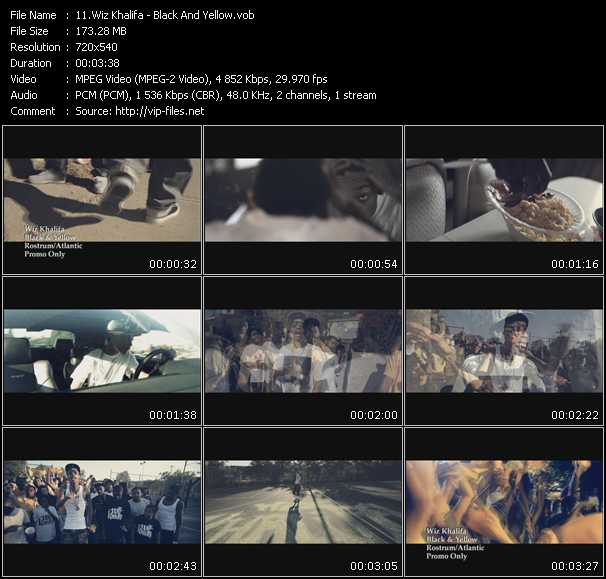 Wiz Khalifa video ”Black And Yellow” from dvd ”Urban Video December 2010”