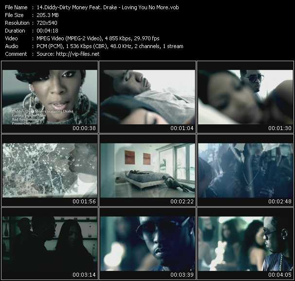 Diddy - Dirty Money Feat. Drake video ”Loving You No More” from dvd ”Urban Video December 2010”