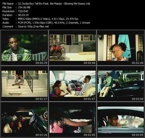 Soulja Boy Tell 'Em Feat. Bei Maejor video ”Blowing Me Kisses” from dvd ”Urban Video December 2010”