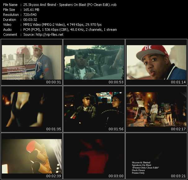 Skyzoo And Illmind video ”Speakers On Blast (PO Clean Edit)” from dvd ”Urban Video December 2010”