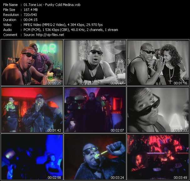 Tone Loc video ”Funky Cold Medina” from dvd ”Screenplay VJ-Pro Classic Vision New Jack Vol.2 January 2008”