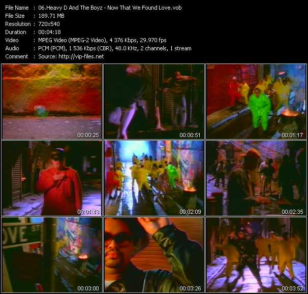 Heavy D And The Boyz video ”Now That We Found Love” from dvd ”Screenplay VJ-Pro Classic Vision New Jack Vol.2 January 2008”