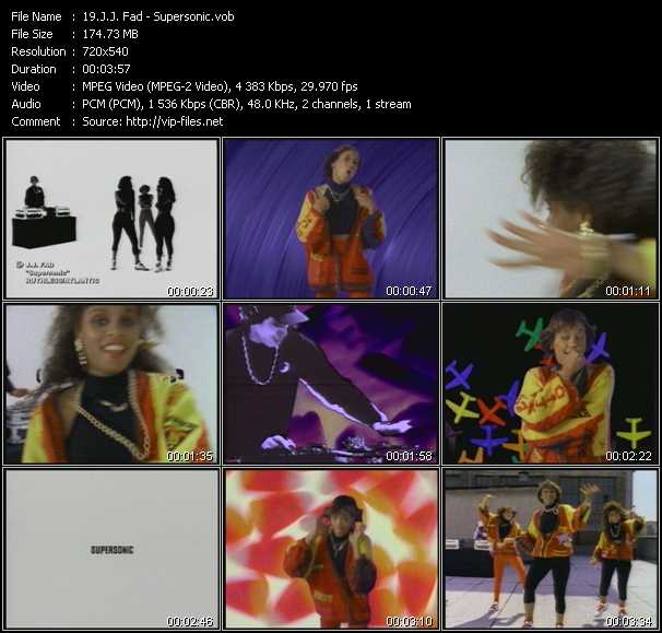 J.J. Fad video ”Supersonic” from dvd ”Screenplay VJ-Pro Classic Vision New Jack Vol.2 January 2008”