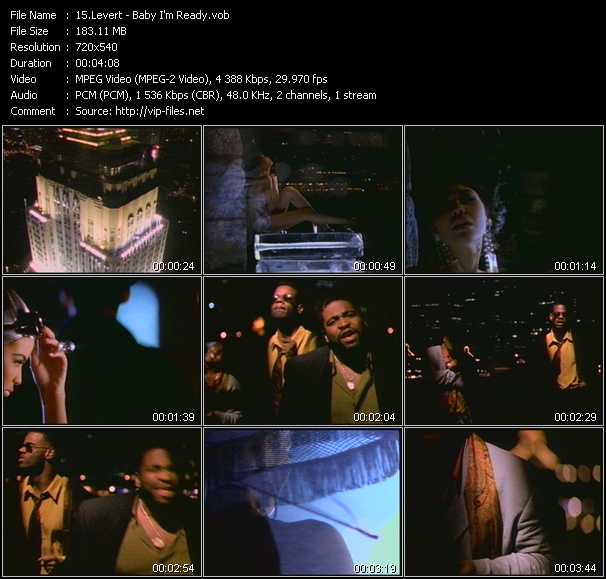 Levert video ”Baby I'm Ready” from dvd ”Screenplay VJ-Pro Classic Vision New Jack Vol.1 February 2007”