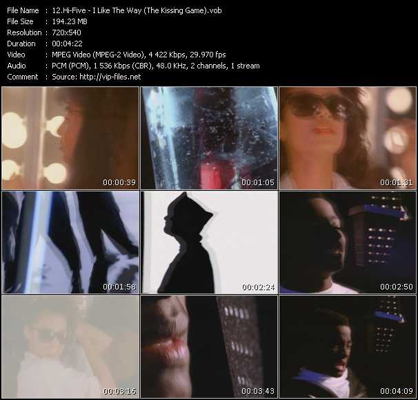 Hi-Five video ”I Like The Way (The Kissing Game)” from dvd ”Screenplay VJ-Pro Classic Vision 90s RnB Vol.1 November 2010”