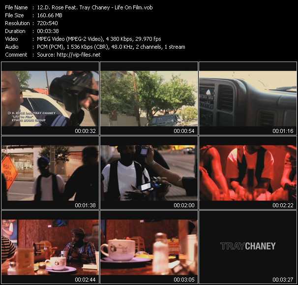 D. Rose Feat. Tray Chaney video ”Life On Film” from dvd ”Screenplay VJ-Pro Urban Vision March 2011”