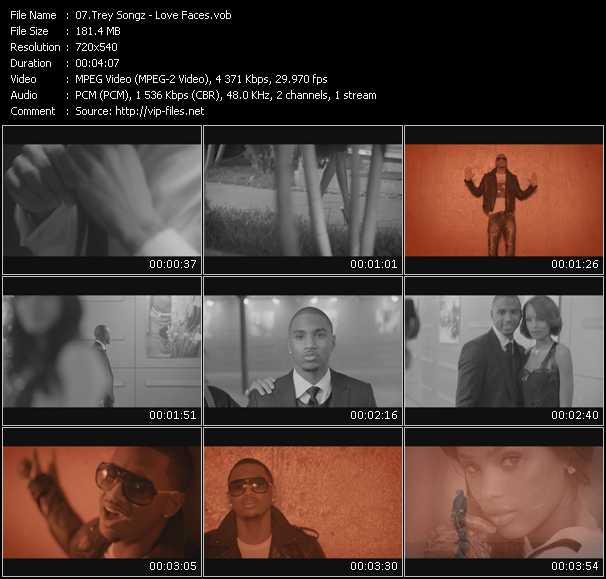 Trey Songz video ”Love Faces” from dvd ”Screenplay VJ-Pro Urban Vision June 2011”