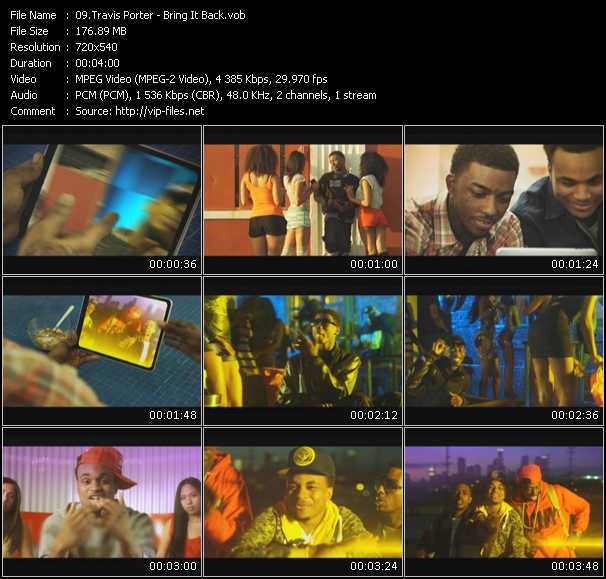 Travis Porter video ”Bring It Back” from dvd ”Screenplay VJ-Pro Urban Vision June 2011”