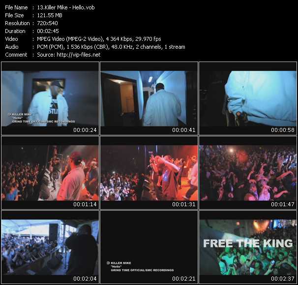 Killer Mike video ”Hello” from dvd ”Screenplay VJ-Pro Urban Vision June 2011”