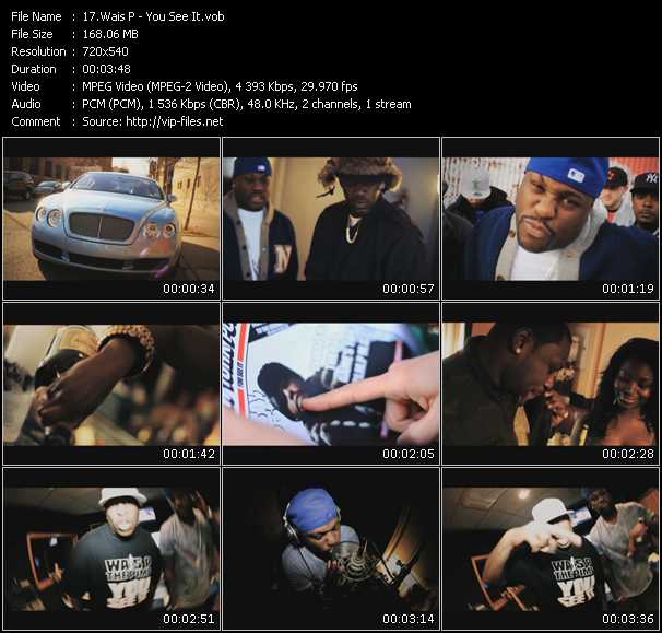 Wais P video ”You See It” from dvd ”Screenplay VJ-Pro Urban Vision June 2011”