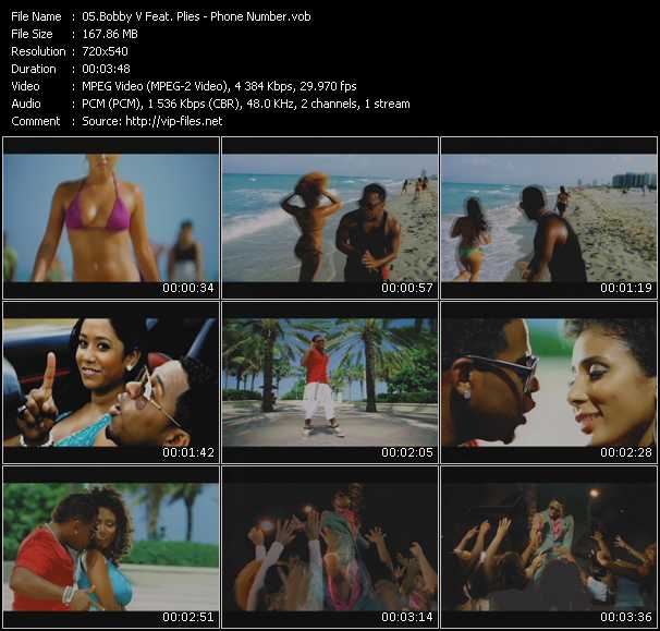 Bobby Valentino (Bobby V) Feat. Plies video ”Phone Number” from dvd ”Screenplay VJ-Pro Urban Vision November 2010”