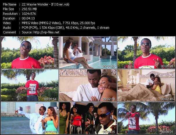 Wayne Wonder video ”If I Ever” from dvd ”Vip-Express Videos February 2011 Vol.1”