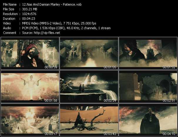 Nas And Damian Marley video ”Patience” from dvd ”Vip-Express Videos February 2011 Vol.2”