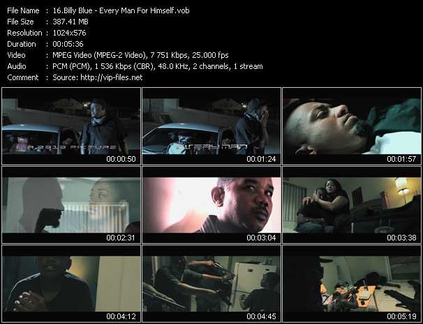 Billy Blue video ”Every Man For Himself” from dvd ”Vip-Express Videos March 2011 Vol.2”