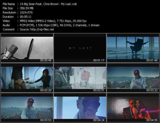 Big Sean Feat. Chris Brown video ”My Last” from dvd ”Vip-Express Videos March 2011 Vol.3”