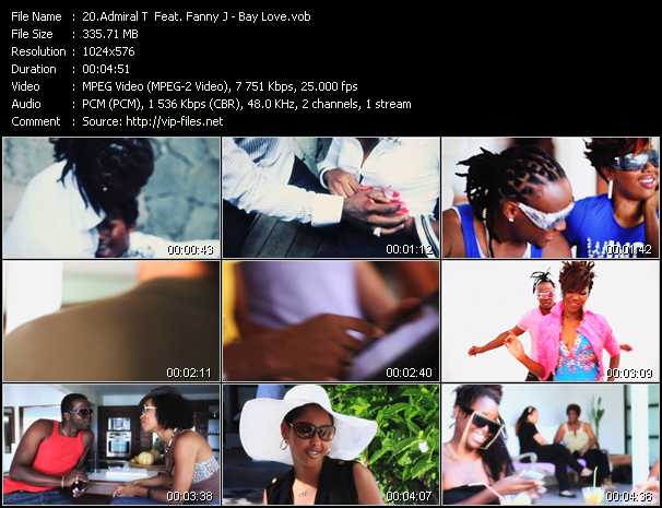 Admiral T Feat. Fanny J video ”Bay Love” from dvd ”Vip-Express Videos April 2011 Vol.1”