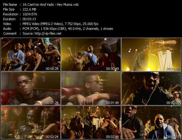 Cam'ron And Vado video ”Hey Muma” from dvd ”Vip-Express Videos April 2011 Vol.2”