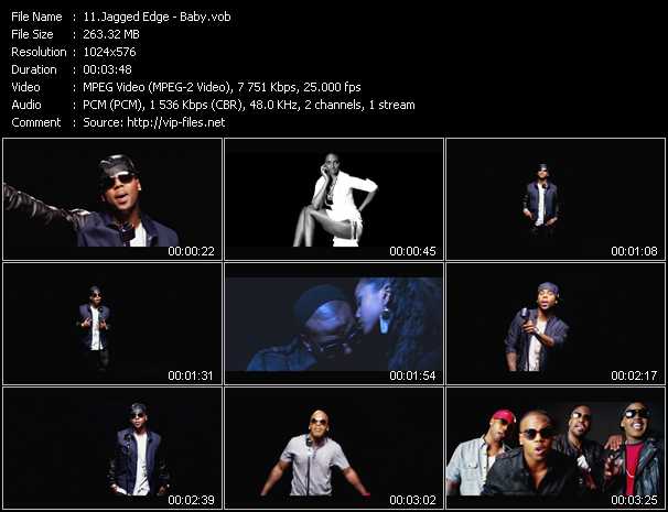 Jagged Edge video ”Baby” from dvd ”Vip-Express Videos May 2011 Vol.3”