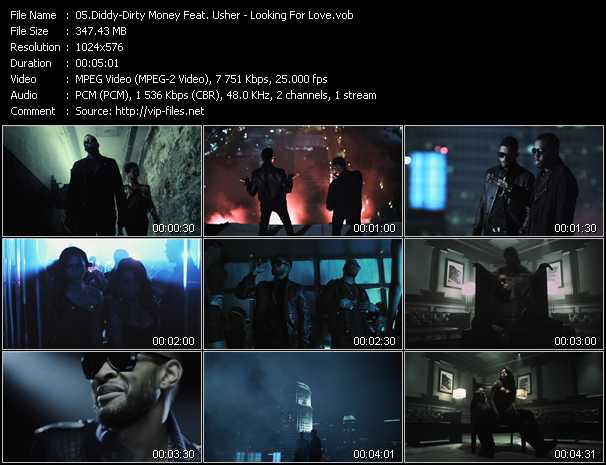 Diddy - Dirty Money Feat. Usher video ”Looking For Love” from dvd ”Vip-Express Videos June 2011 Vol.2”