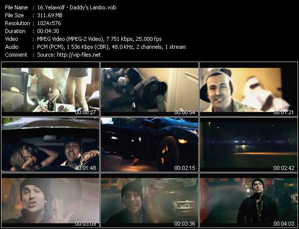 Yelawolf video ”Daddy's Lambo” from dvd ”Vip-Express Videos June 2011 Vol.2”