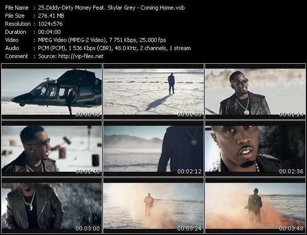 Diddy - Dirty Money Feat. Skylar Grey video ”Coming Home” from dvd ”Vip-Express Videos December 2010”