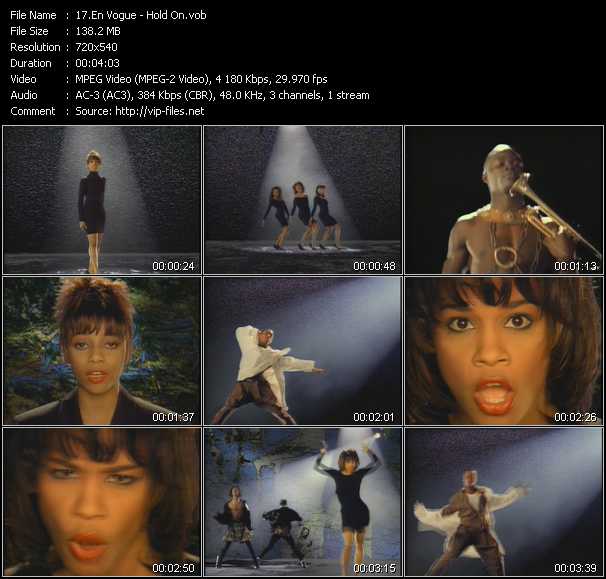 En Vogue video ”Hold On” from dvd ”ETV Network Vital Classics 08. Hitz Of '90”