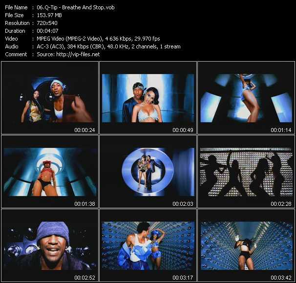 Q-Tip video ”Breathe And Stop” from dvd ”ETV Network Vital Hitz 2028 January 2000”