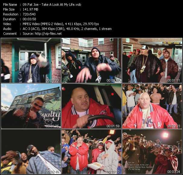 Fat Joe video ”Take A Look At My Life” from dvd ”ETV Network Vital Hitz 2064 January 2003”