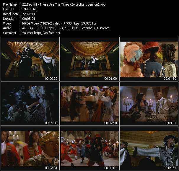 Dru Hill video ”These Are The Times (Swordfight Version)” from dvd ”ETV Network Vital Hitz 2016 January 1999”