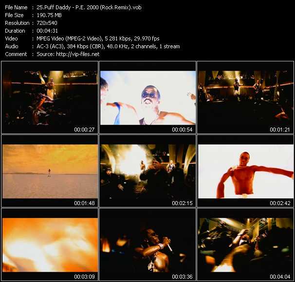 Puff Daddy (P. Diddy) video ”P.E. 2000 (Rock Remix)” from dvd ”ETV Network Vital Hitz 2024 September 1999”